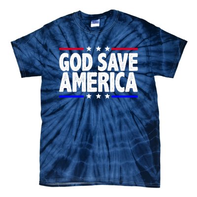 God Save America Political Election Tie-Dye T-Shirt