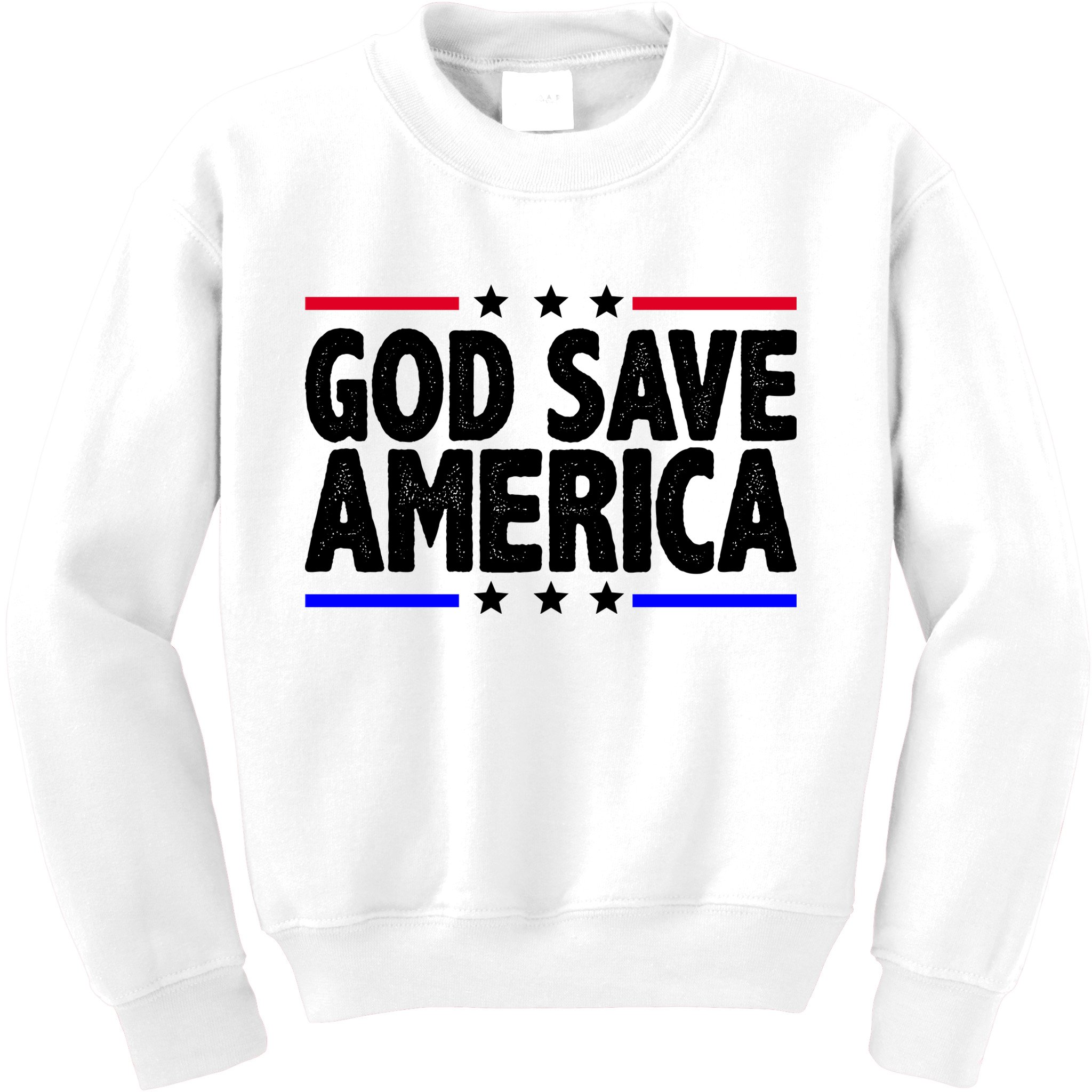 God Save America Political Election Kids Sweatshirt