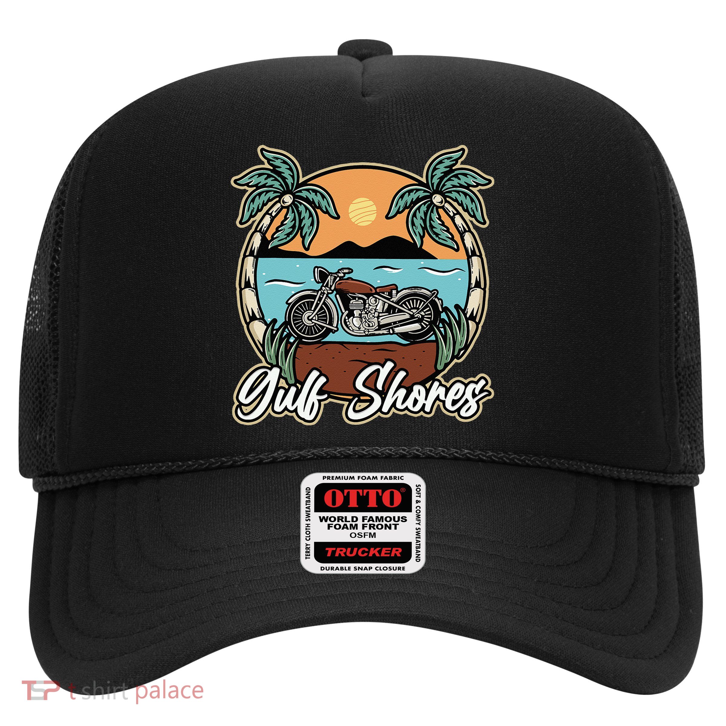 Gulf Shores Alabama AL Vintage Vacation Trip Orange Beach Trucker Hat