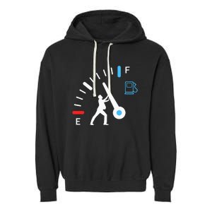 Gas Station Attendant Gas Pump Gasoline Fuel Garment-Dyed Fleece Hoodie