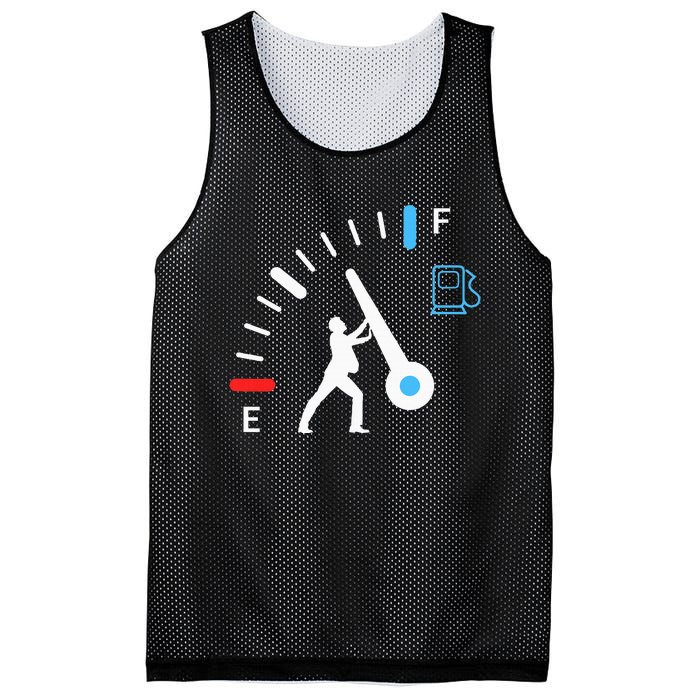 Gas Station Attendant Gas Pump Gasoline Fuel Mesh Reversible Basketball Jersey Tank