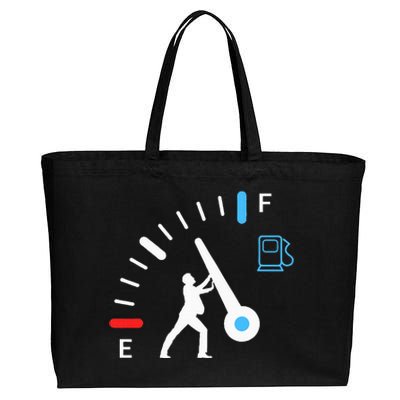 Gas Station Attendant Gas Pump Gasoline Fuel Cotton Canvas Jumbo Tote