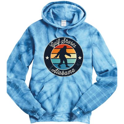 Gulf Shores Alabama Sasquatch Tie Dye Hoodie