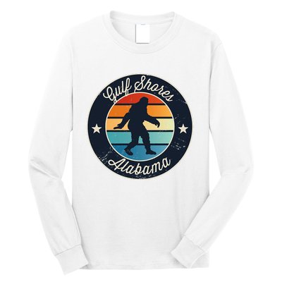 Gulf Shores Alabama Sasquatch Long Sleeve Shirt