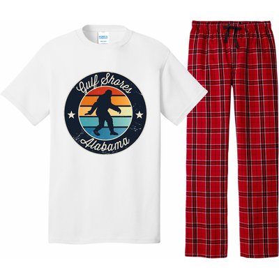 Gulf Shores Alabama Sasquatch Pajama Set