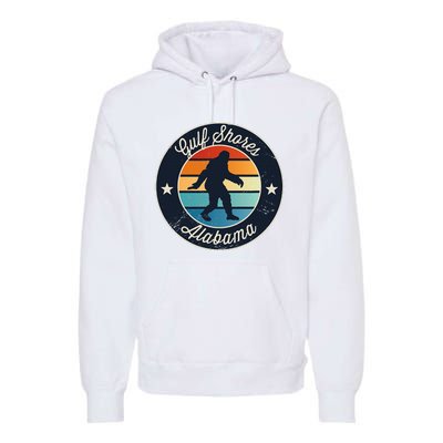 Gulf Shores Alabama Sasquatch Premium Hoodie