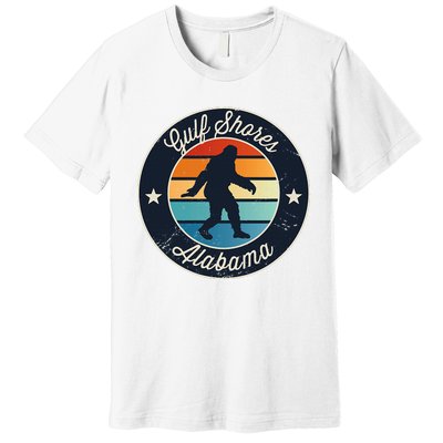 Gulf Shores Alabama Sasquatch Premium T-Shirt