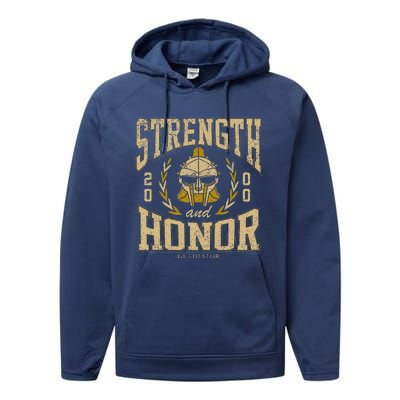 Gladiator Strength And Honor Performance Fleece Hoodie