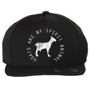 Goats Spirit Animal Farmer Wool Snapback Cap