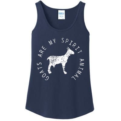 Goats Spirit Animal Farmer Ladies Essential Tank