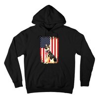 German Shepherd American Flag Shirts Independence 4th Of July Hoodie