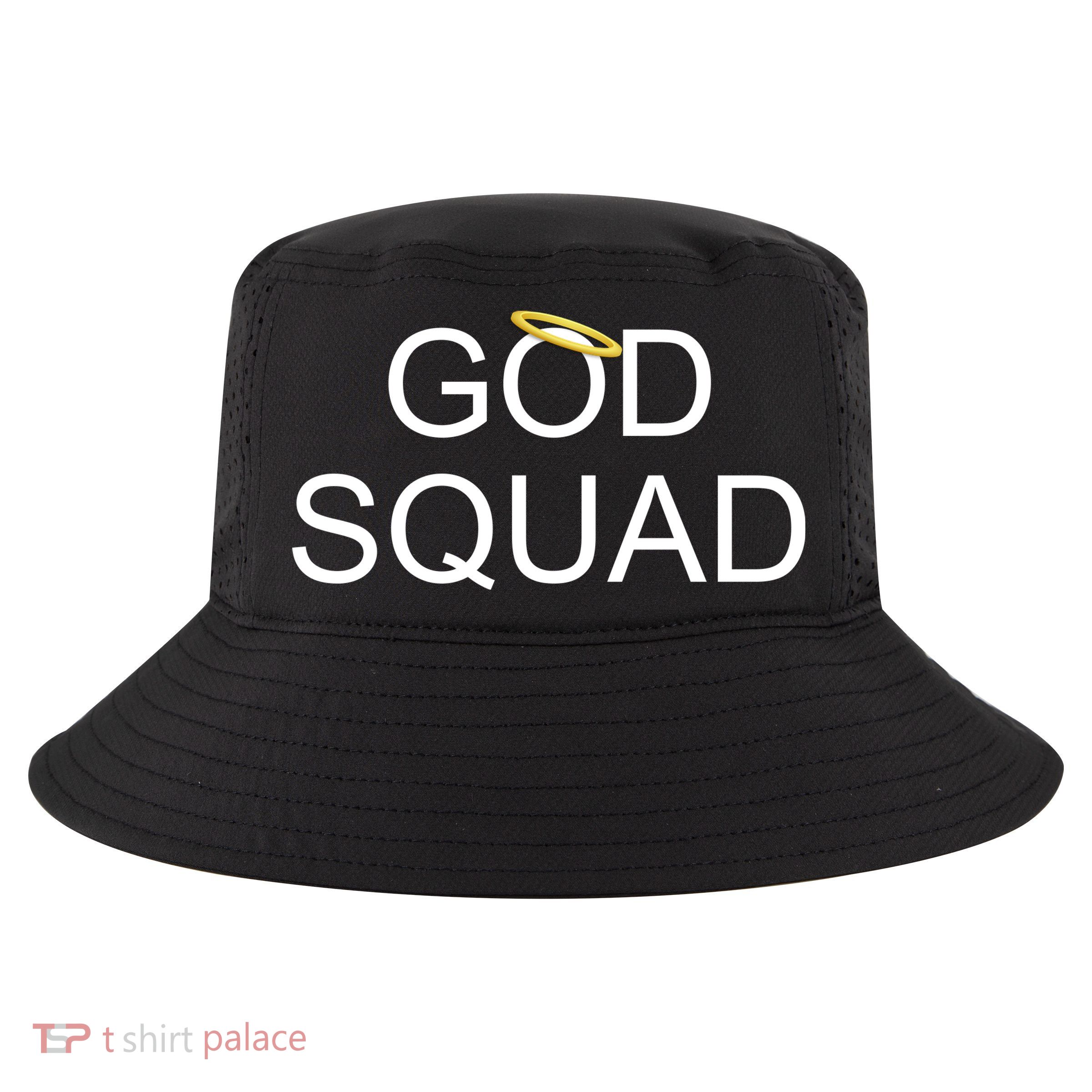 God Squad Angel Halo Cool Comfort Performance Bucket Hat