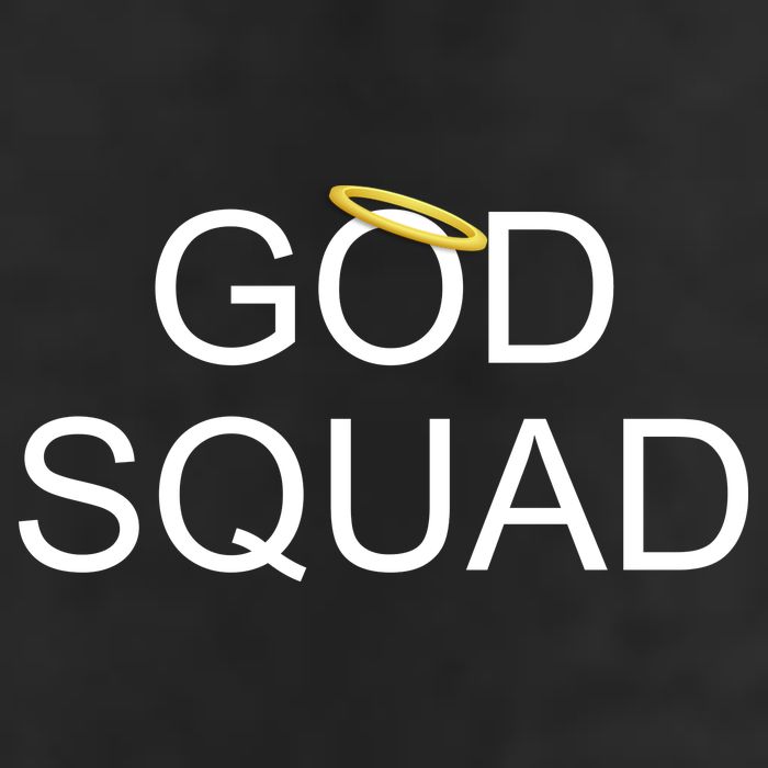 God Squad Angel Halo 7 Panel Mesh Trucker Snapback Hat