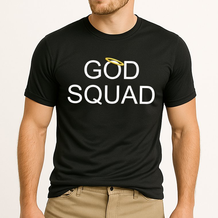 God Squad Angel Halo Cooling Performance Crew T-Shirt