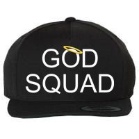 God Squad Angel Halo Wool Snapback Cap