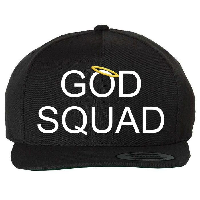 God Squad Angel Halo Wool Snapback Cap