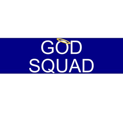 God Squad Angel Halo Bumper Sticker