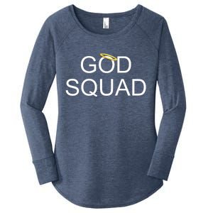 God Squad Angel Halo Women's Perfect Tri Tunic Long Sleeve Shirt