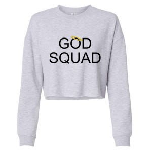 God Squad Angel Halo Cropped Pullover Crew