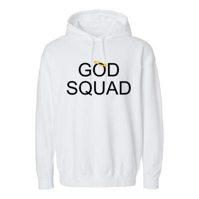 God Squad Angel Halo Garment-Dyed Fleece Hoodie