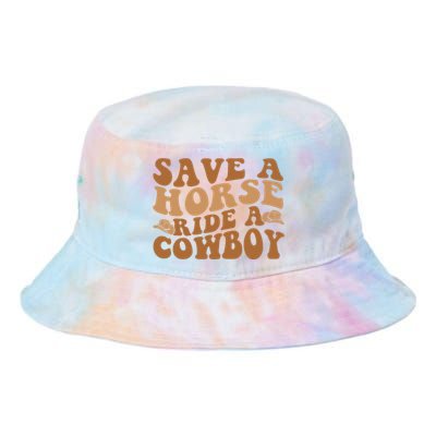 Groovy Save A Horse Ride A Cowboy Tie Dye Newport Bucket Hat