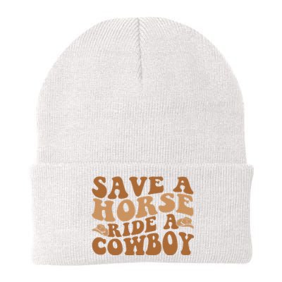 Groovy Save A Horse Ride A Cowboy Knit Cap Winter Beanie