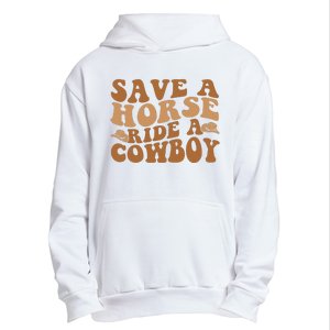 Groovy Save A Horse Ride A Cowboy Urban Pullover Hoodie