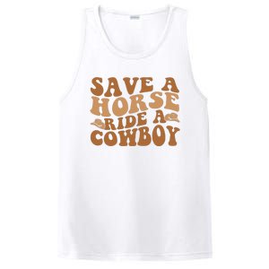 Groovy Save A Horse Ride A Cowboy PosiCharge Competitor Tank