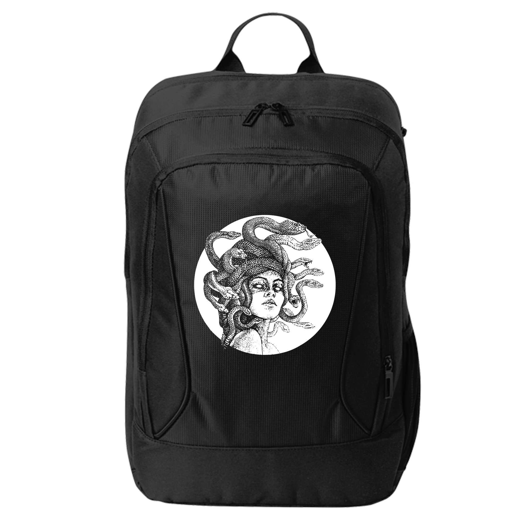 Greek Snakes Ancient Greece Mythology Gothic Goddess City Backpack