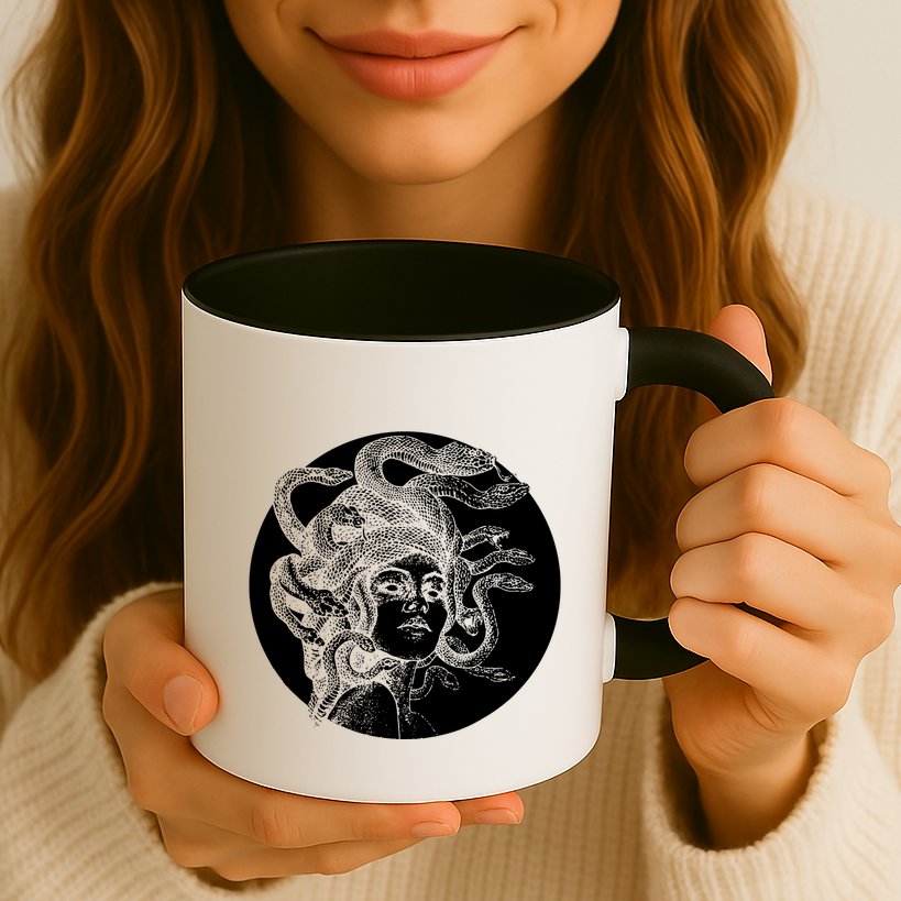 Greek Snakes Ancient Greece Mythology Gothic Goddess Mug