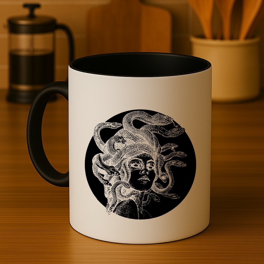 Greek Snakes Ancient Greece Mythology Gothic Goddess Mug