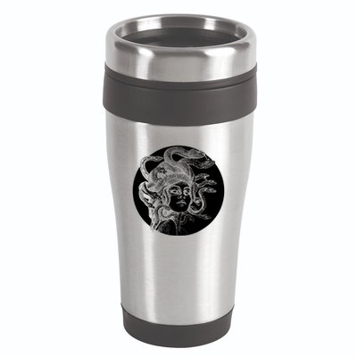 Greek Snakes Ancient Greece Mythology Gothic Goddess 16oz Travel Tumbler
