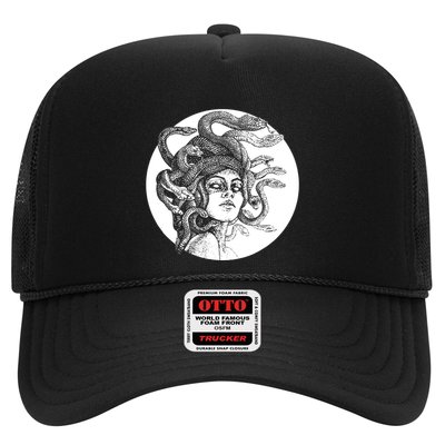 Greek Snakes Ancient Greece Mythology Gothic Goddess Trucker Hat