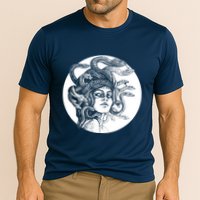 Greek Snakes Ancient Greece Mythology Gothic Goddess Cooling Performance Crew T-Shirt