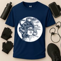 Greek Snakes Ancient Greece Mythology Gothic Goddess Cooling Performance Crew T-Shirt