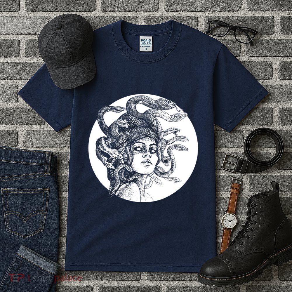 Greek Snakes Ancient Greece Mythology Gothic Goddess Tall T-Shirt