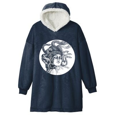 Greek Snakes Ancient Greece Mythology Gothic Goddess Hooded Wearable Blanket