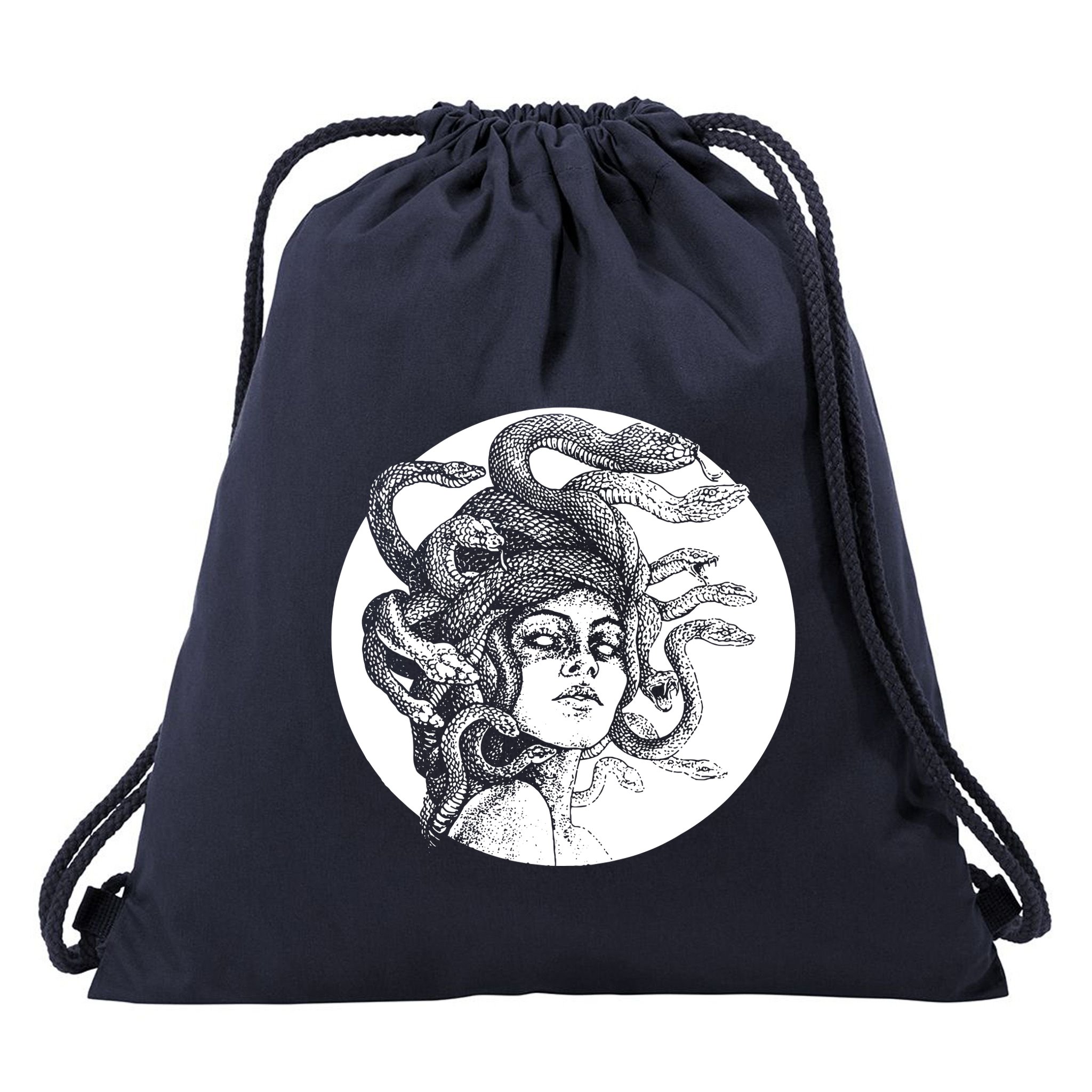 Greek Snakes Ancient Greece Mythology Gothic Goddess Drawstring Bag