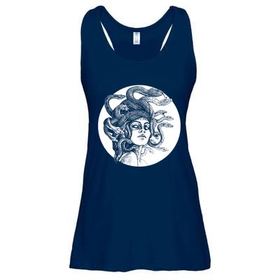 Greek Snakes Ancient Greece Mythology Gothic Goddess Ladies Essential Flowy Tank