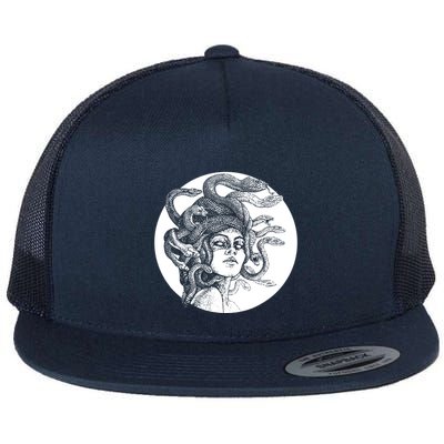 Greek Snakes Ancient Greece Mythology Gothic Goddess Flatbill Hat