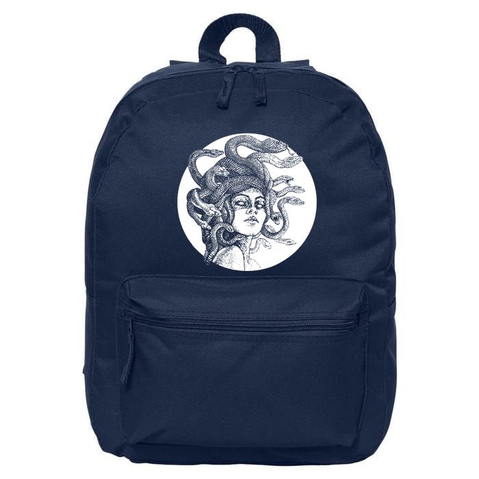 Greek Snakes Ancient Greece Mythology Gothic Goddess 16 in Basic Backpack