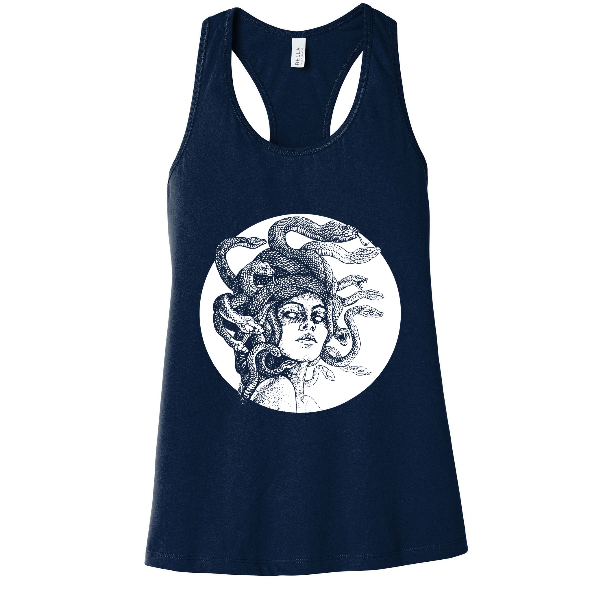 Greek Snakes Ancient Greece Mythology Gothic Goddess Womens Tank Top