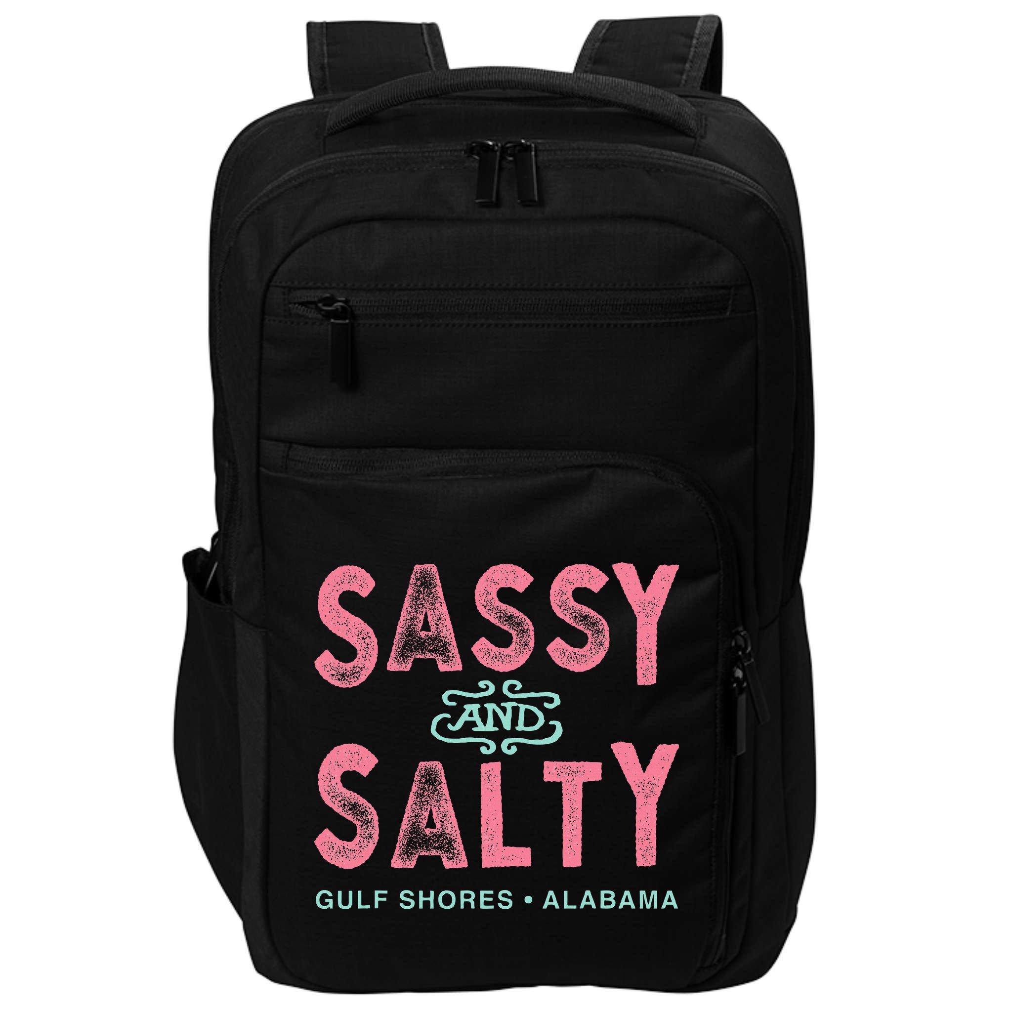 Gulf Shores Alabama Sassy And Salty Impact Tech Backpack