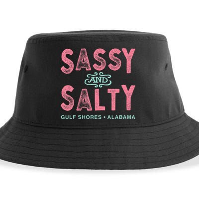 Gulf Shores Alabama Sassy And Salty Sustainable Bucket Hat