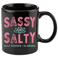 Gulf Shores Alabama Sassy And Salty 11oz C Handle Ceramic Mug