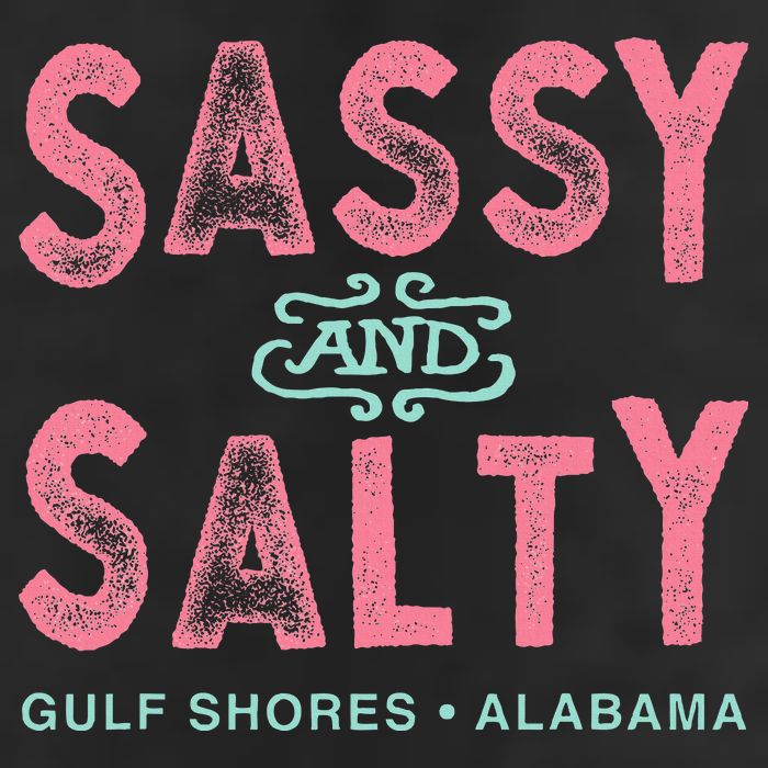 Gulf Shores Alabama Sassy And Salty 25L Jumbo Tote