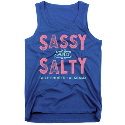 Gulf Shores Alabama Sassy And Salty Tank Top