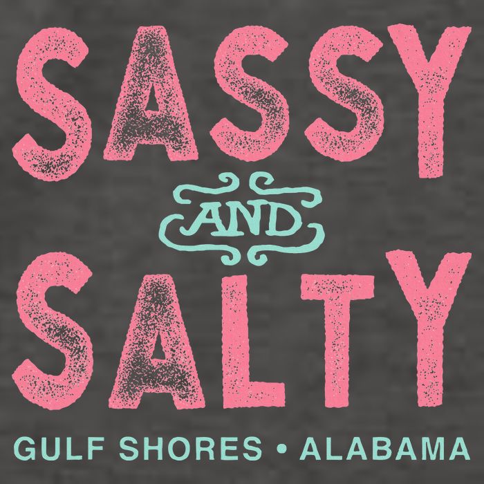 Gulf Shores Alabama Sassy And Salty Vector Backpack