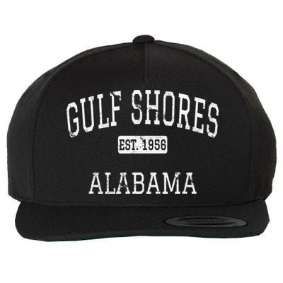 Gulf Shores Alabama Al Vintage Wool Snapback Cap