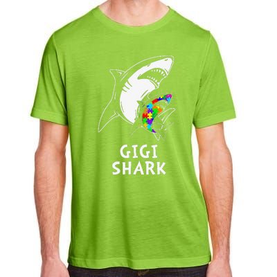 Gigi Shark Autism Awareness Adult ChromaSoft Performance T-Shirt